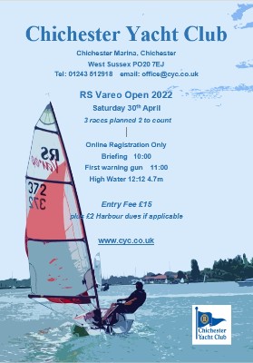 More information on Chichester YC Open This Saturday!