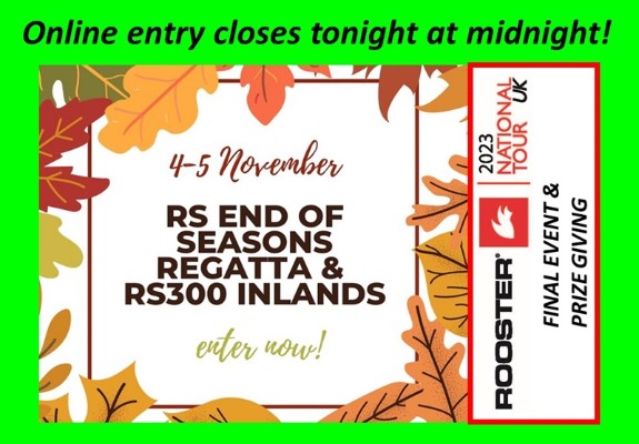 More information on Online entry closes tonight at midnight!